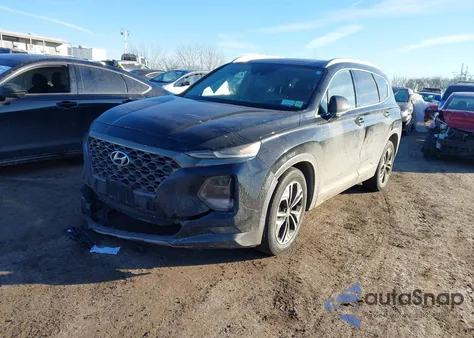 2019 Hyundai Santa Fe Ultimate 2.0T from USA, damaged, VIN 5NMS53AA2KH104379